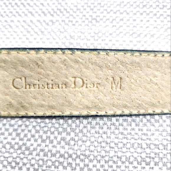 Christian Dior Vintage Belt Medium Blue Leather Women main image 14